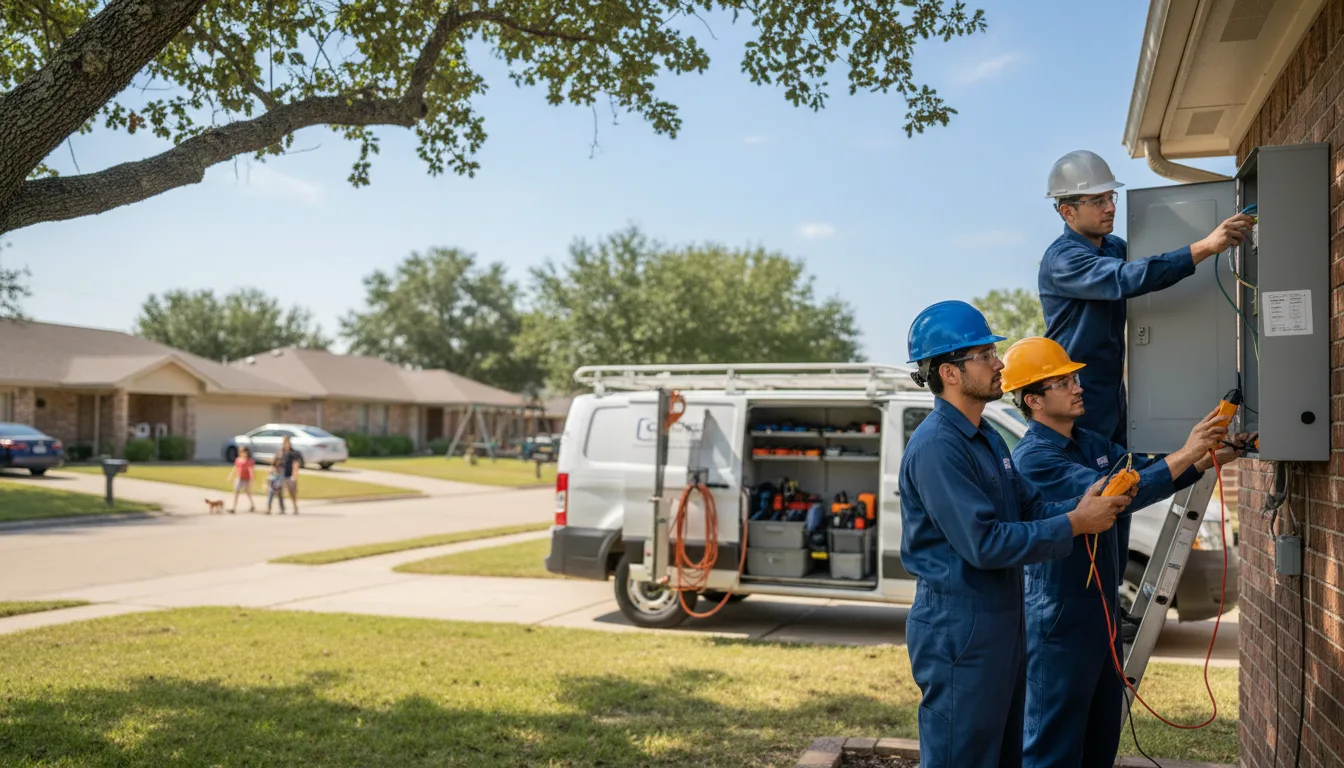 Certified electrician providing emergency electrical services in Burlington, IN